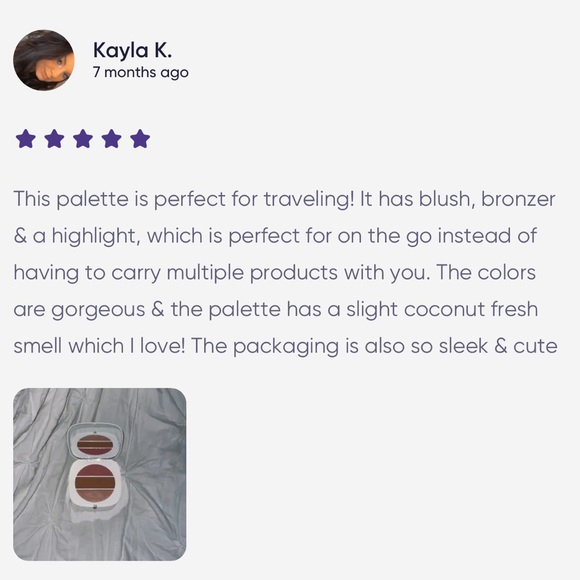 O!Mega x Three Powder X-TRA LARGE Blush-Bronze-Highlight Tantalize Glo Palette - Picture 8 of 16